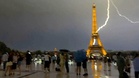 Watch: Lightning hits Eiffel Tower during violent storm in Paris