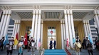 Erdogan gives world leaders a ceremonial welcome ahead of NATO summit