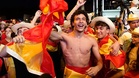 Spain fans celebrate World Cup semi-final place after Belgium win