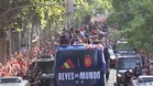 An estimated two million fans fill Madrid’s streets to welcome world champions