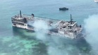 Coast guard rescues survivors from burning ferry in Philippines
