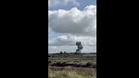 Video shows UK fighter jet crashing during training