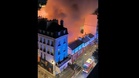 Video shows major fire ravaging 400-year-old Paris food market