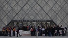 Protesters block entrances to Paris’s Louvre museum