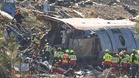 Pictures show rescue efforts after deadly Spain train collision