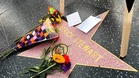 US: flowers laid at Patrick Stewart's Hollywood star after his death