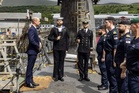 Prince William celebrates 125 years of the Royal Navy Submarine Service in Scotland