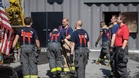 Daring rescue as firefighters save a stray dog trapped under a bridge