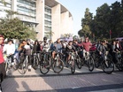 Cyclists pledge to reduce carbon emissions in state