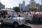 Open-air Mass: More than a million line Madrid streets to see Pope Leo