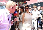 Kim Kardashian ignoring Martin Brundle at Monaco GP has fans angry after Lewis Hamilton podium