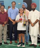 Ludhiana shuttler clinches twin gold medals at state ranking tourney