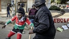 One shot as Kenyan protests at US Ebola centre turn violent