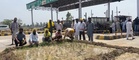 High drama at Ferozepur toll plaza as farmers plant paddy on NH-5, claim land belongs to them