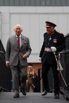 King Charles meets with community leaders and local businesses during visit to Grimsby