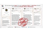 RBI did not send account suspension notices via APK files on WhatsApp, PIB Fact Check warns