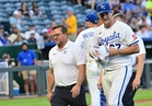 ‘Scary’ incident sees Kansas City Royals pitcher get hit in the head by 106mph batted bal