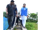 Assam Minister Pijush Hazarika inspects Maloibari Electrical Lift Irrigation scheme at Dimoria