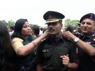 Military cadets share inspiration; parents adorn shoulders with stars at pipping ceremony
