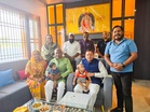 Uttarakhand CM Pushkar Singh Dhami meets family of MLA Arvind Pandey in Udham Singh Nagar