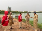 Telangana DGP CV Anand reviews rain-affected areas, directs police to remain on high alert