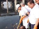 Delhi: Virendra Sachdeva joins Yamuna cleanliness drive, calls river rejuvenation a collective responsibility