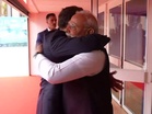 French President greets PM Modi with warm hug ahead of Bharat Innovates inauguration