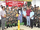 Assam Rifles organises blood donation drive in Tripura to mark World Blood Donor Day