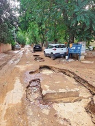 Gurugram residents fear monsoon misery due to delay in sewer project