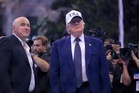 US President Donald Trump repeats his New York Knicks Game 3 moment at UFC Freedom 250