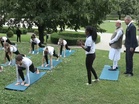 PM Modi and Slovakia’s President Pellegrini watch special session of Yoga