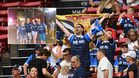 Scotland fans descend on baseball fixture as Tartan Army continue celebrations from opening game win