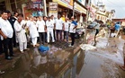 Overflowing sewage miffs traders; Congress MLA issues ultimatum to Rohtak admin