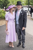 Zara and Mike match in pink on day one of Royal Ascot
