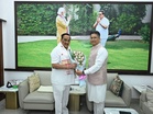 Assam Minister Pijush Hazarika meets Union Ministers CR Patil, Shivraj Singh Chouhan in New Delhi