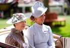 Peter and Harriet make first outing since wedding as couple join King and Queen at Ascot