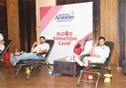 Blood donation camp draws strong community support