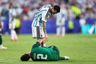 Soccer fans slam VAR blunder after Lionel Messi avoids booking for horrendous tackle vs Algeria