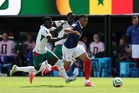 New York Knicks trio spotted at France v Senegal in party mood days after NBA Finals triumph