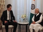 PM Modi meets Mistral AI CEO, co-founder Arthur Mensch in Paris
