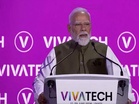 India using technology at massive scale for financial inclusion, education, telemedicine, agriculture: PM Modi at VivaTech 2026