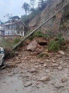 Landslide hits Dhalli-Sanjauli bypass in Shimla; traffic diverted
