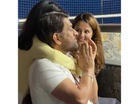 Fam-jam moment: Dhoni's candid picture with wife Sakshi, daughter Ziva goes viral
