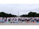 Indian Embassy hosts yoga session at Lincoln Memorial in Washington DC ahead of International Yoga Day