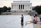 Algae, then peeling paint: More woes for Washington's Reflecting Pool