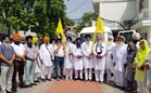 Sikh jatha leaves for Pak pilgrimage from Haryana’s Kurukshetra