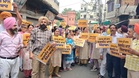 AAP leaders protest outside BJP MP Chugh’s house over video controversy