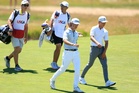 Jackson Koivun says what he thinks of Miles Russell as a golfer after playing with him at the US Open