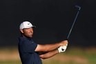 Scottie Scheffler makes a comment on Ted Scott’s performance during third-round 69 at the US Open