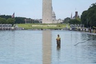 Olympian arrested after 'vandalising' Donald Trump's Reflecting Pool